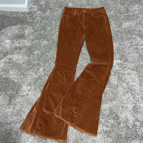 Super flared corduroy pants size 4 - Picture 3 of 6
